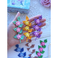 Crochet Flower Branch Pattern PDF