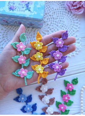 Crochet Flower Branch Pattern PDF Crochet Flower Branch Pattern PDF