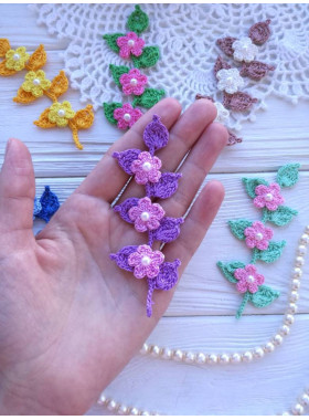Crochet Flower Branch Pattern PDF Crochet Flower Branch Pattern PDF