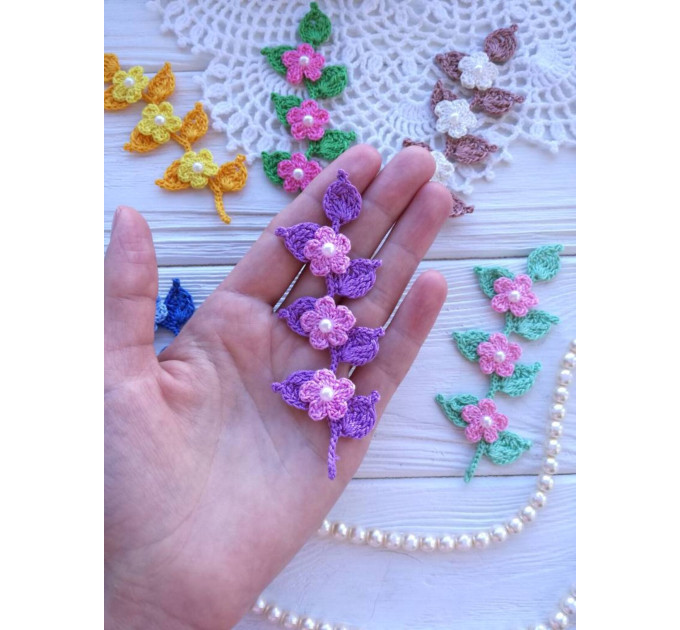 Crochet Flower Branch Pattern