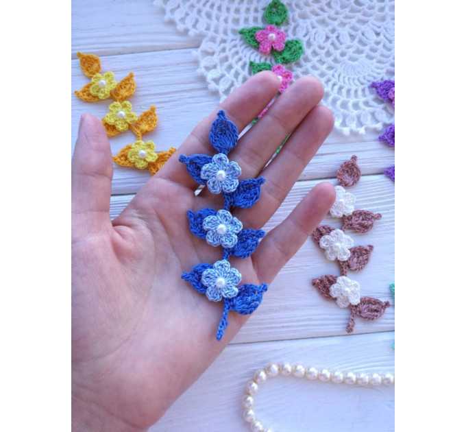 Crochet Flower Branch Pattern