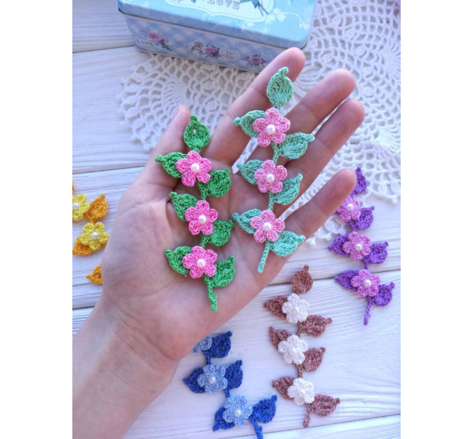 Crochet Flower Branch Pattern