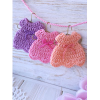 Crochet Miniature Dress Pattern PDF