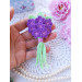 Crochet Mini Flower Bouquet Pattern PDF