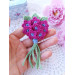 Crochet Mini Flower Bouquet Pattern PDF