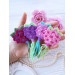 Crochet Mini Flower Bouquet Pattern PDF