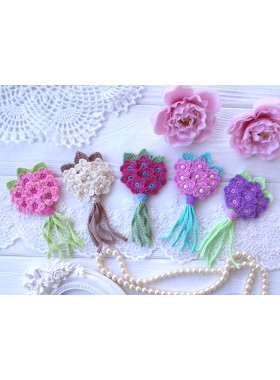 Crochet Mini Flower Bouquet Pattern PDF Crochet Mini Flower Bouquet Pattern PDF
