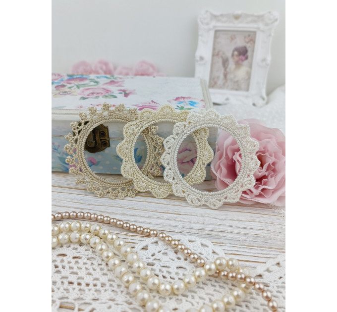 Crochet Lace Frame Pattern PDF