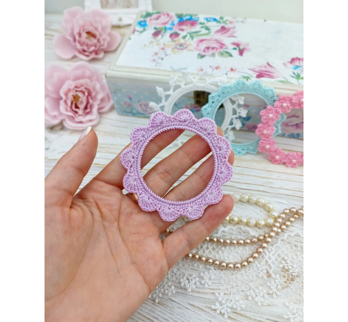 Crochet Lace Frame Pattern PDF