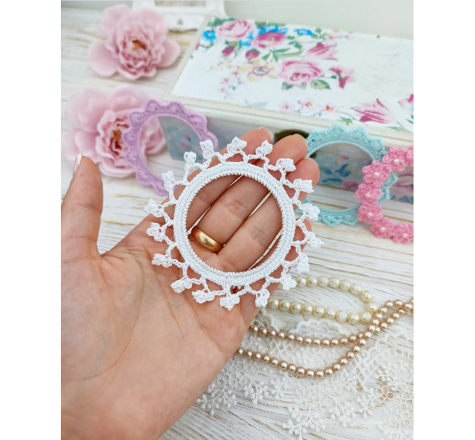 Crochet Lace Frame Pattern PDF