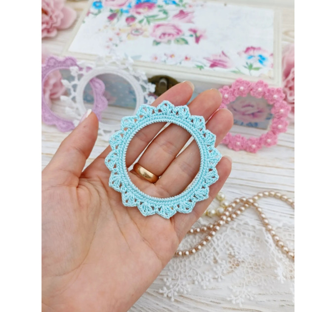 Crochet Lace Frame Pattern PDF
