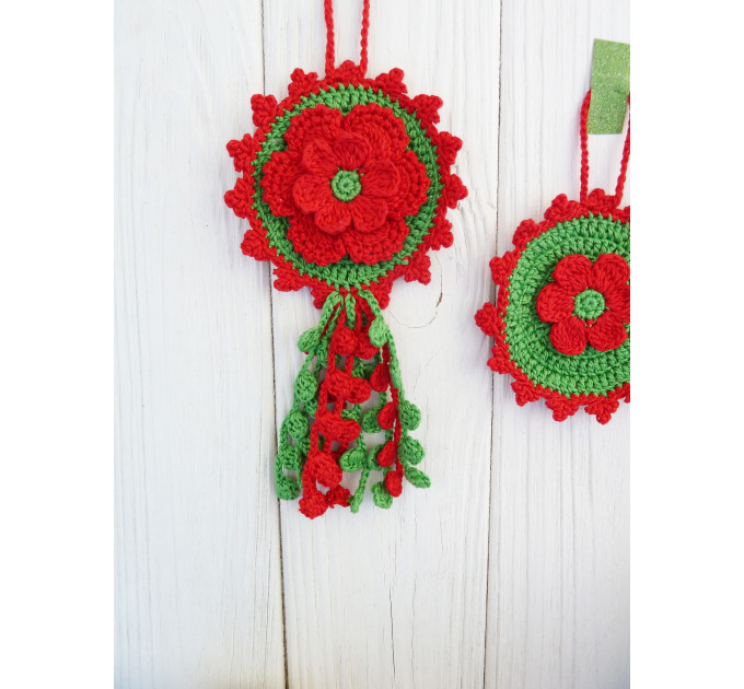 Crochet Floral Hanging Decor Pattern