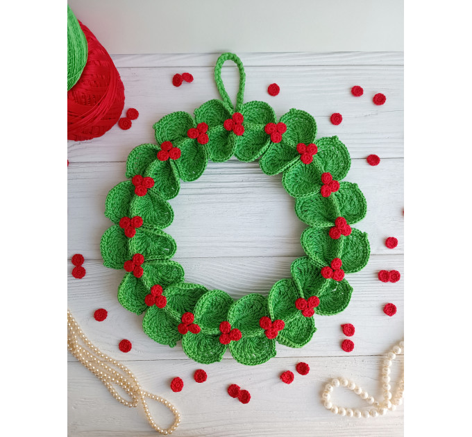 Crochet Christmas Wreath Pattern