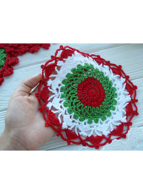 Crochet Christmas Doily Pattern PDF