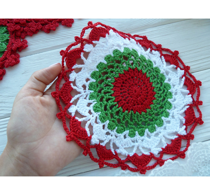 Crochet Christmas Doily Pattern
