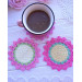 Crochet Christmas Coaster Pattern