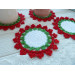 Crochet Christmas Coaster Pattern