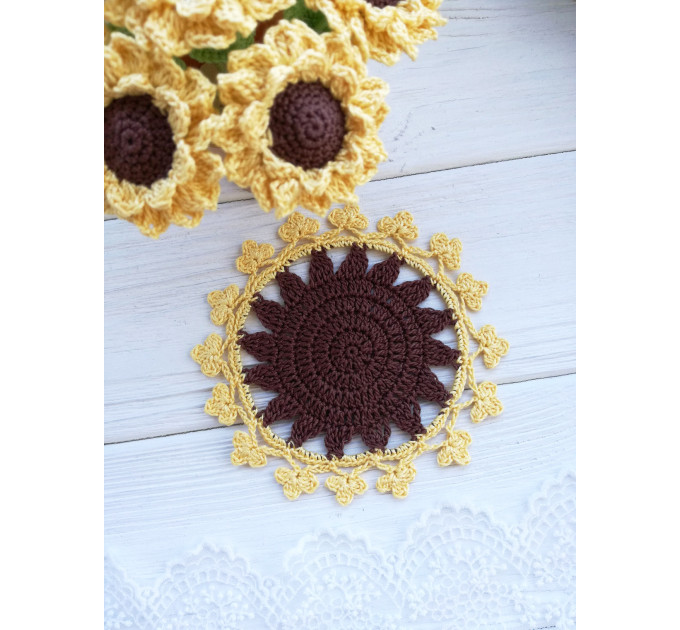 Crochet Christmas Coaster Pattern