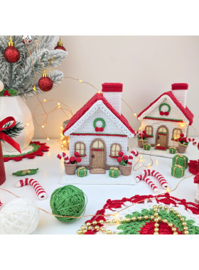 Crochet Christmas House Pattern PDF