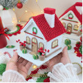 Crochet Christmas House Pattern PDF