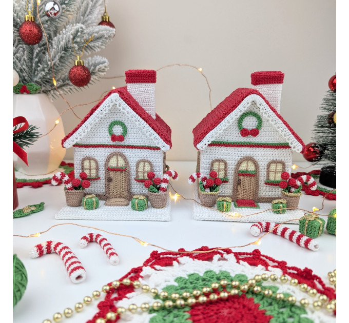Crochet Christmas House Pattern PDF