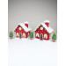 Crochet Christmas Village House and Trees PDF Pattern