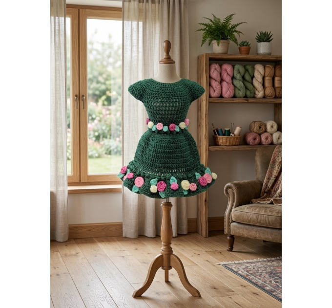 Crochet Miniature Dress Pattern