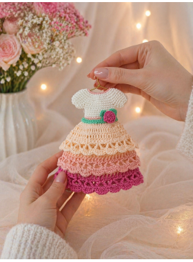 Crochet Miniature Dress Pattern PDF Crochet Miniature Dress Pattern PDF