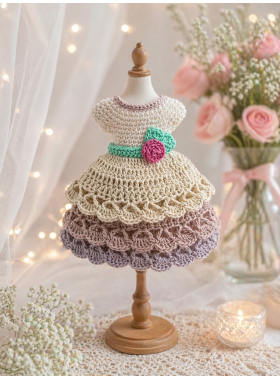 Crochet Miniature Dress Pattern PDF Crochet Miniature Dress Pattern PDF