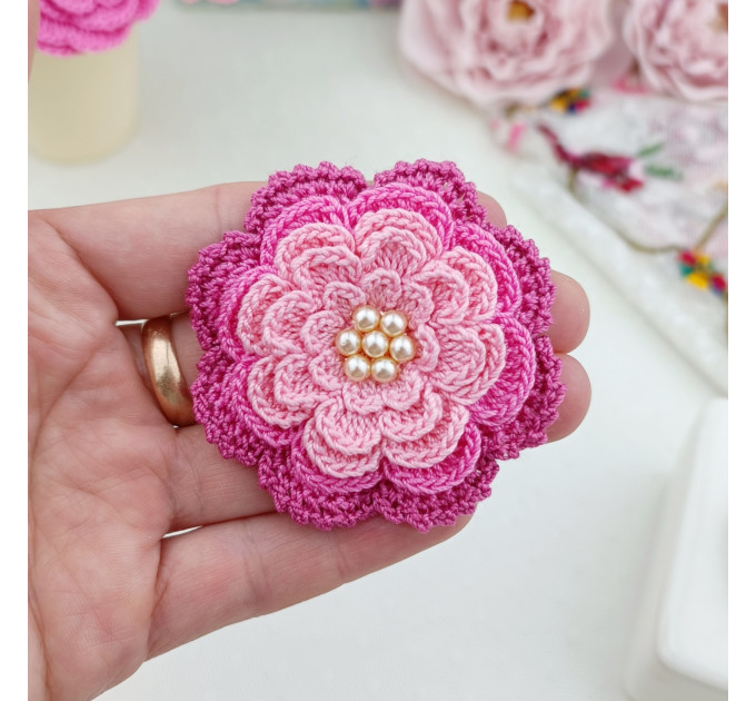 Multilayer Crochet Flower Pattern
