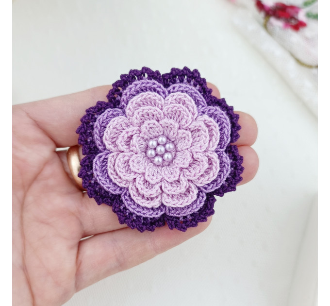 Multilayer Crochet Flower Pattern