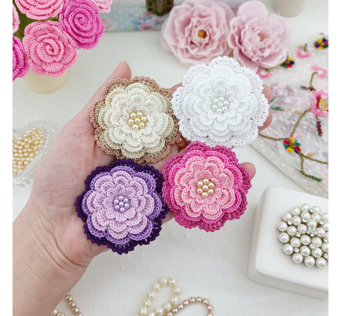 Multilayer Crochet Flower Pattern
