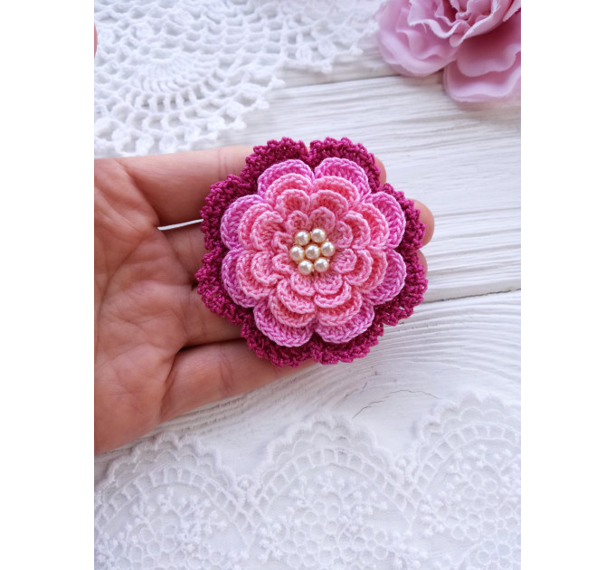 Multilayer Crochet Flower Pattern