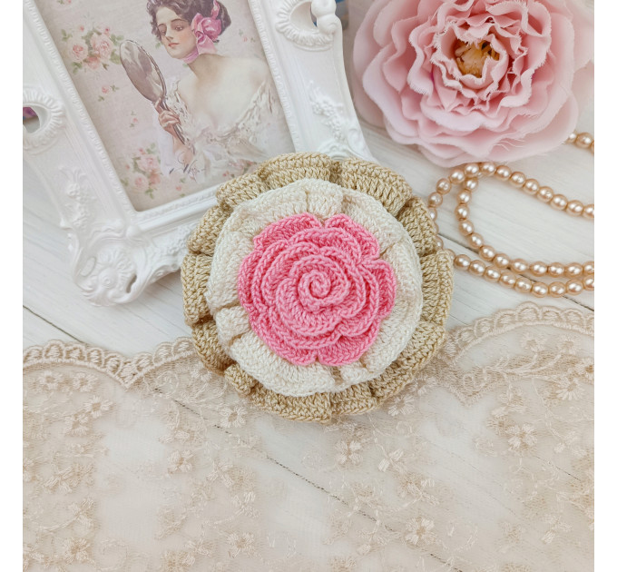 Layered Rose Crochet Flower Pattern