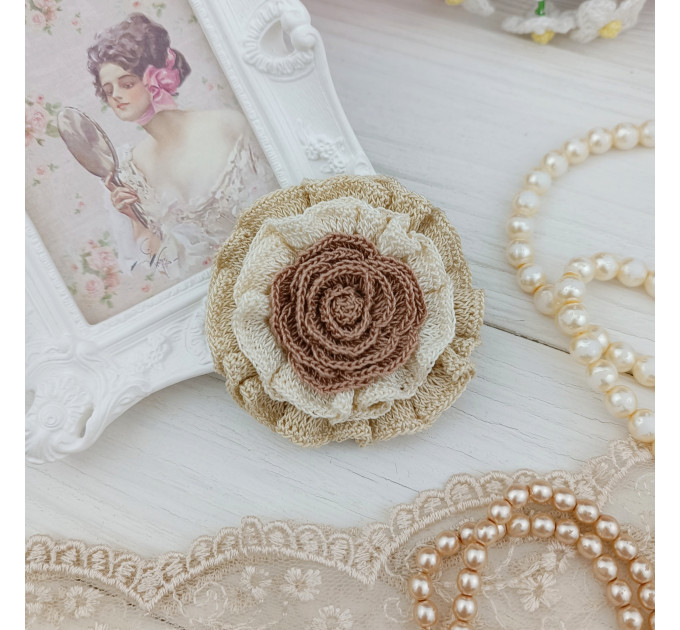 Layered Rose Crochet Flower Pattern
