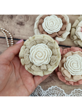 Layered Rose Crochet Flower Pattern PDF Layered Rose Crochet Flower Pattern PDF