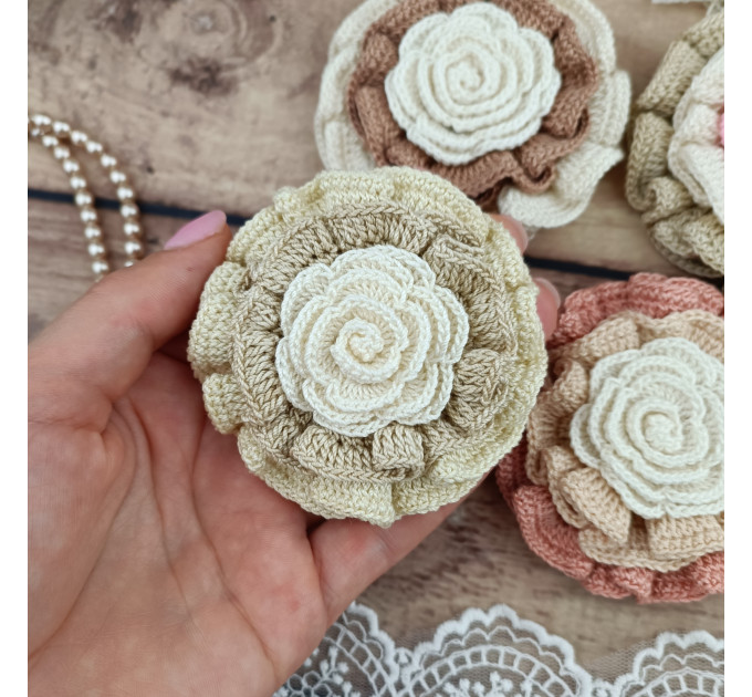 Layered Rose Crochet Flower Pattern