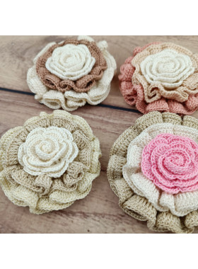 Layered Rose Crochet Flower Pattern PDF Layered Rose Crochet Flower Pattern PDF