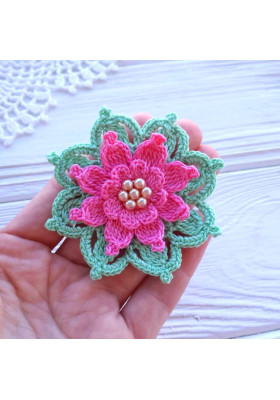 Elegant Crochet Flower Pattern PDF