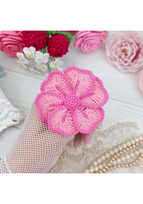 Romantic Crochet Flower Pattern PDF