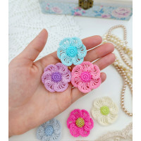 Delicate Crochet Flower Pattern PDF