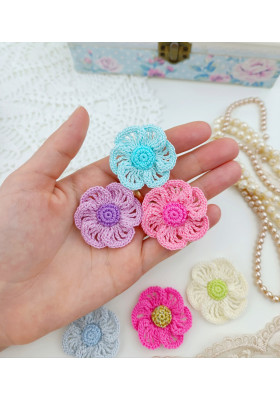 Delicate Crochet Flower Pattern PDF