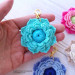 Crochet Floral Appliqué Pattern
