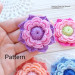 Crochet Floral Appliqué Pattern