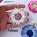 Crochet Floral Appliqué Pattern