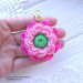 Crochet Floral Appliqué Pattern