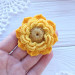 Crochet Floral Appliqué Pattern