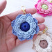 Crochet Floral Appliqué Pattern