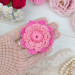 Crochet Floral Appliqué Pattern