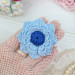 Crochet Floral Appliqué Pattern